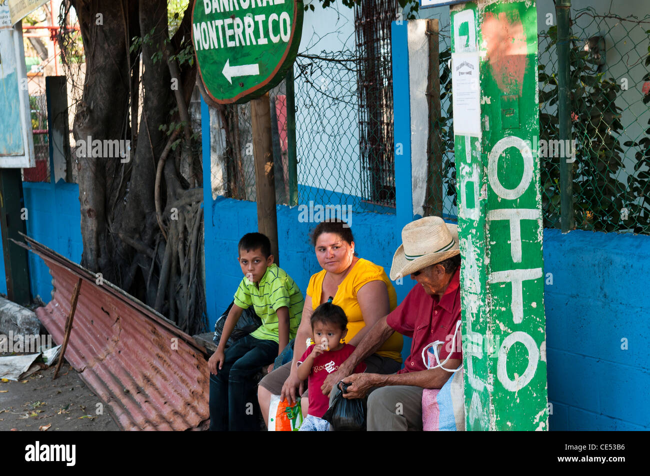 Monterrico, Guatemala, le mode de vie. Banque D'Images