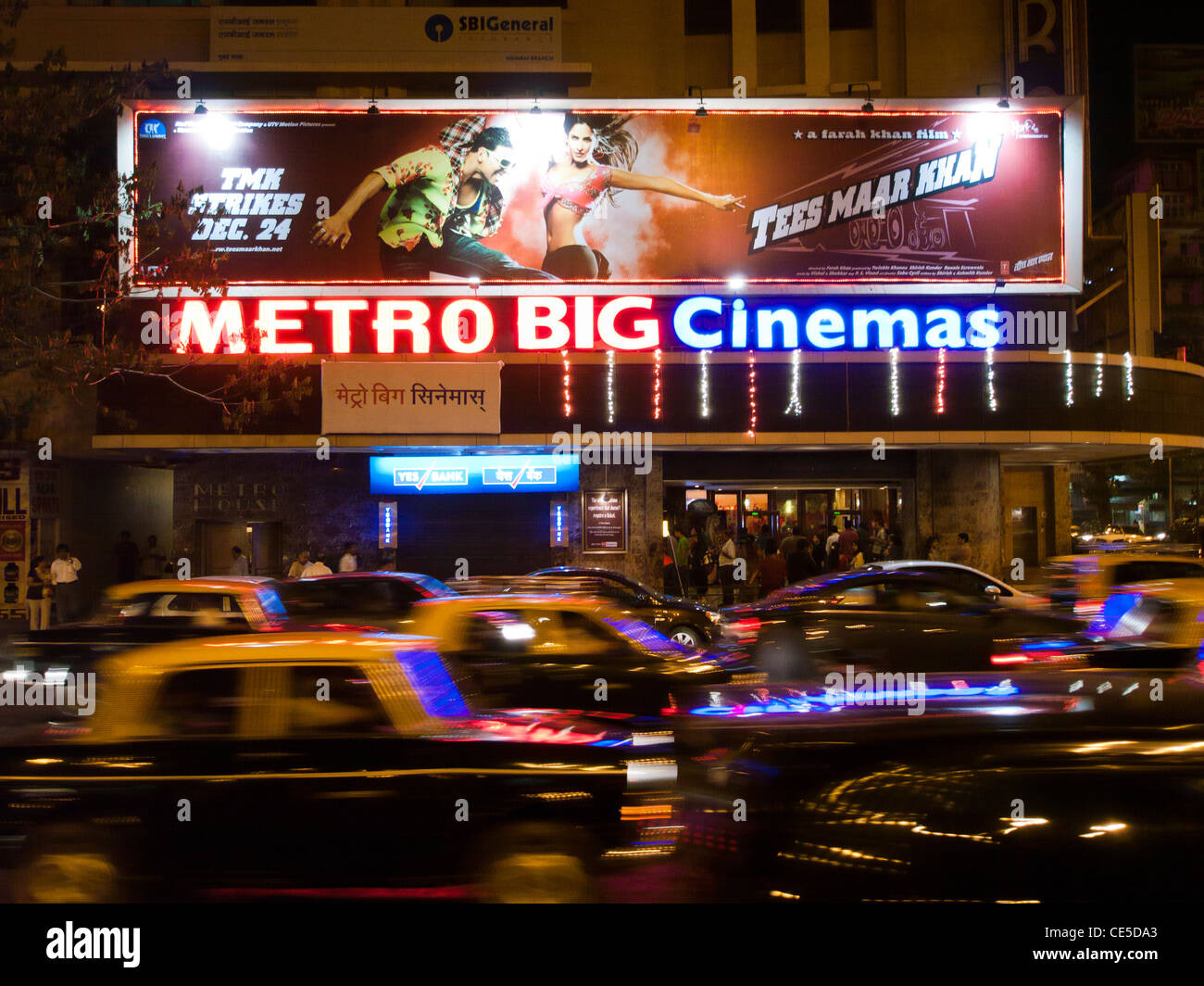 Un cinéma de Mumbai Inde Banque D'Images