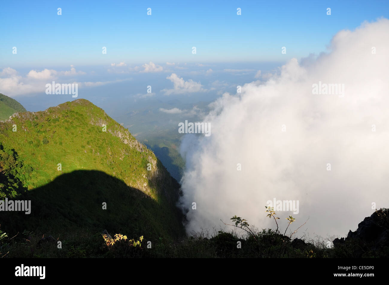 Scène de 'la montagne' Chiang Dao, Thaïlande Banque D'Images