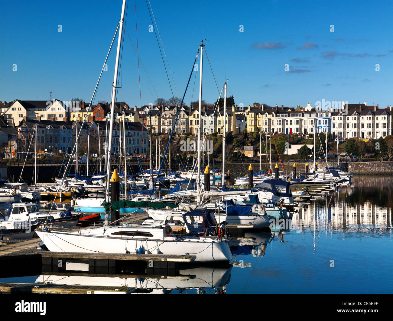 Port de plaisance de Bangor, Irlande du Nord Banque D'Images
