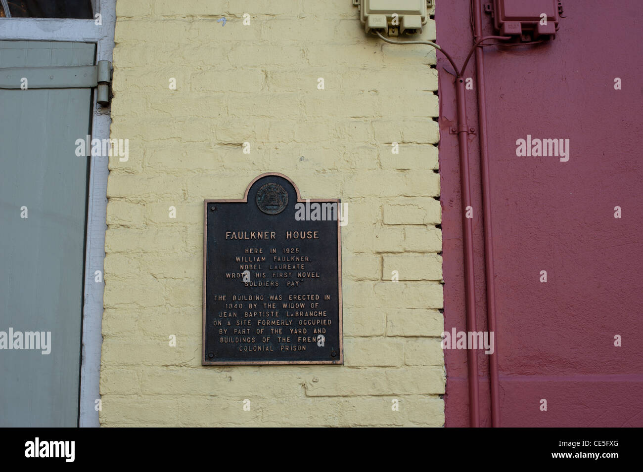 William Faulkner's House à New Orleans Banque D'Images