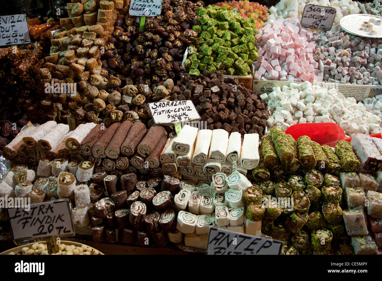 GRAND BAZAR Kapali Carsi Istanbul TURQUIE Banque D'Images