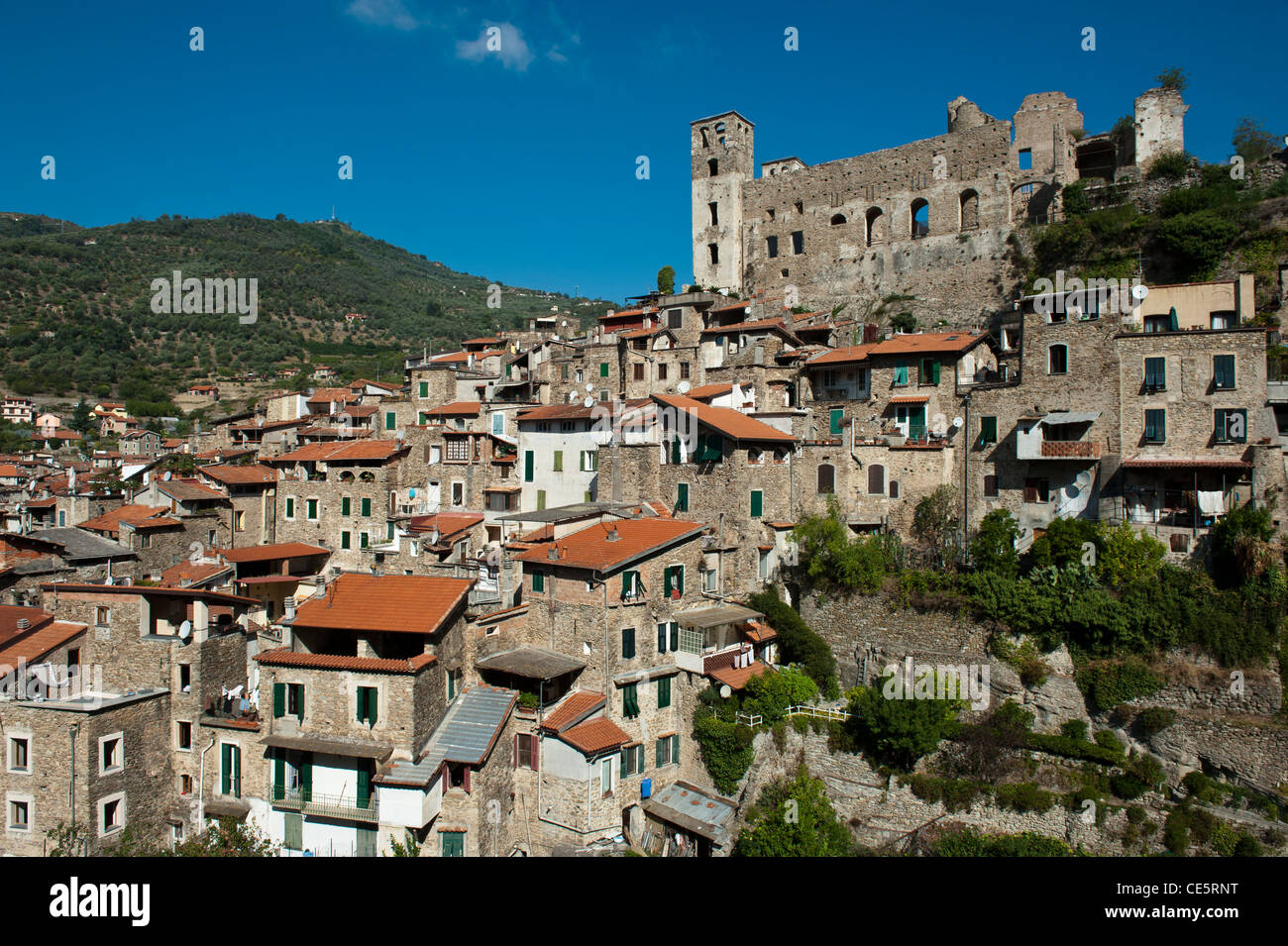 Dolceacqua, Province de Imperia, Italie, Europe Banque D'Images