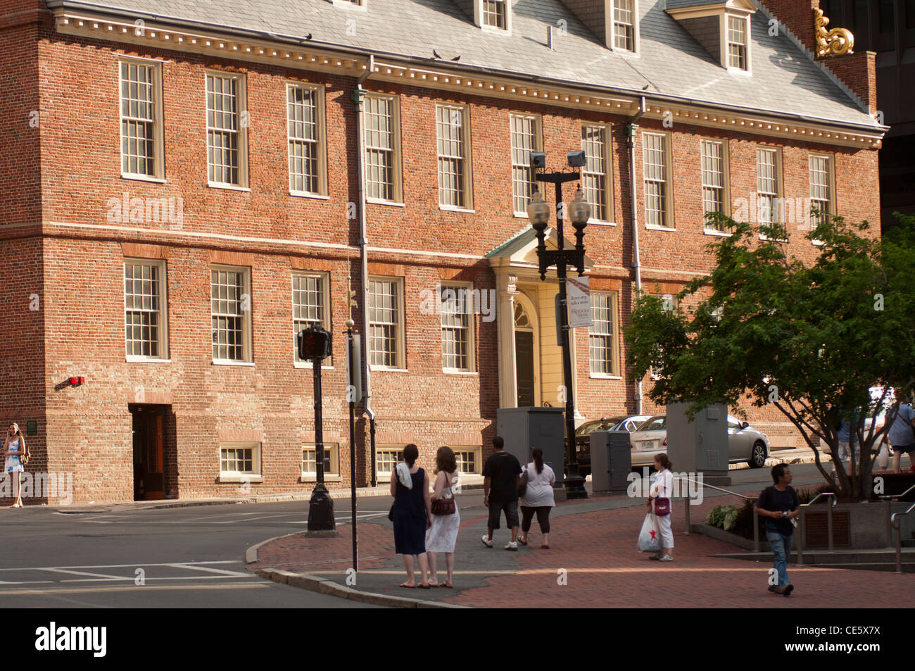 Old State House, Boston, Massachusetts, United States, USA, Amérique du Nord, l'architecture, la construction Banque D'Images