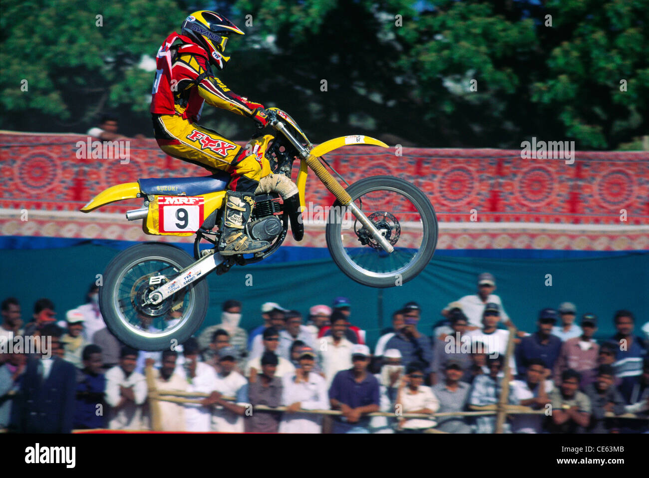 Motocross Championship race ; Pune Maharashtra ; Inde ; Banque D'Images