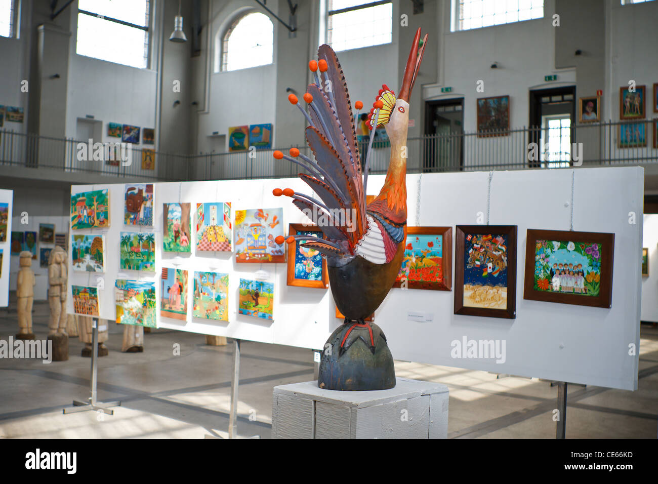 "L'art naif Katowice 2011 Festival', Wilson Galerie de l'arbre, à Katowice, Pologne. Banque D'Images