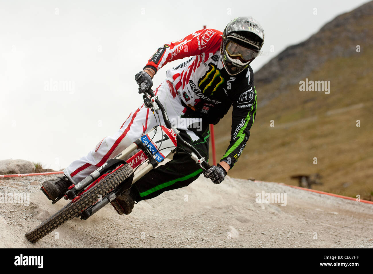 U C I Coupe du monde de vélo de montagne Fort William Nevis Range Banque D'Images