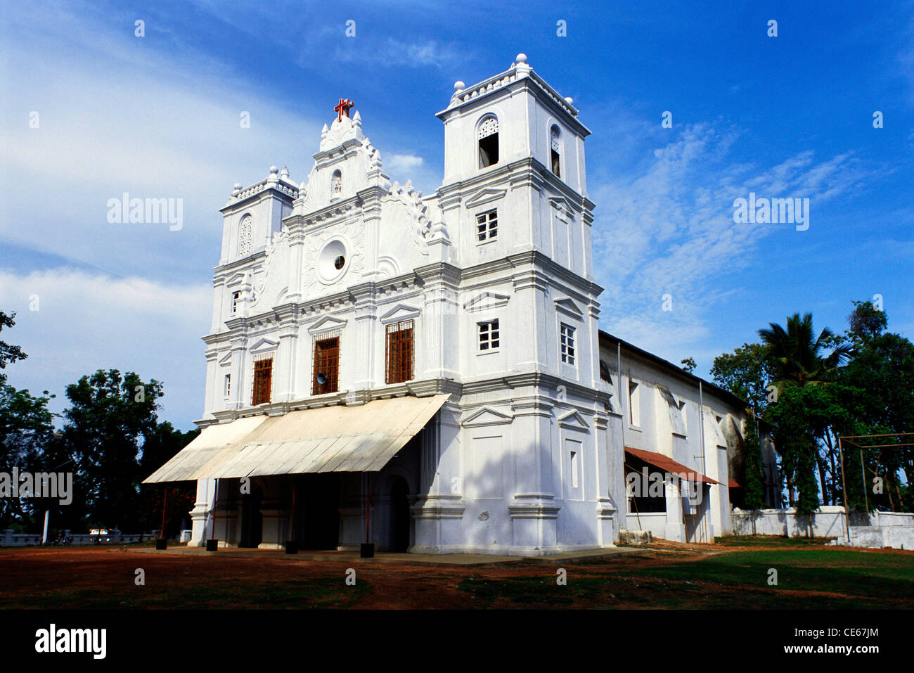Jean Baptiste ; cathédrale ; Benaulm ; Inde Goa Banque D'Images