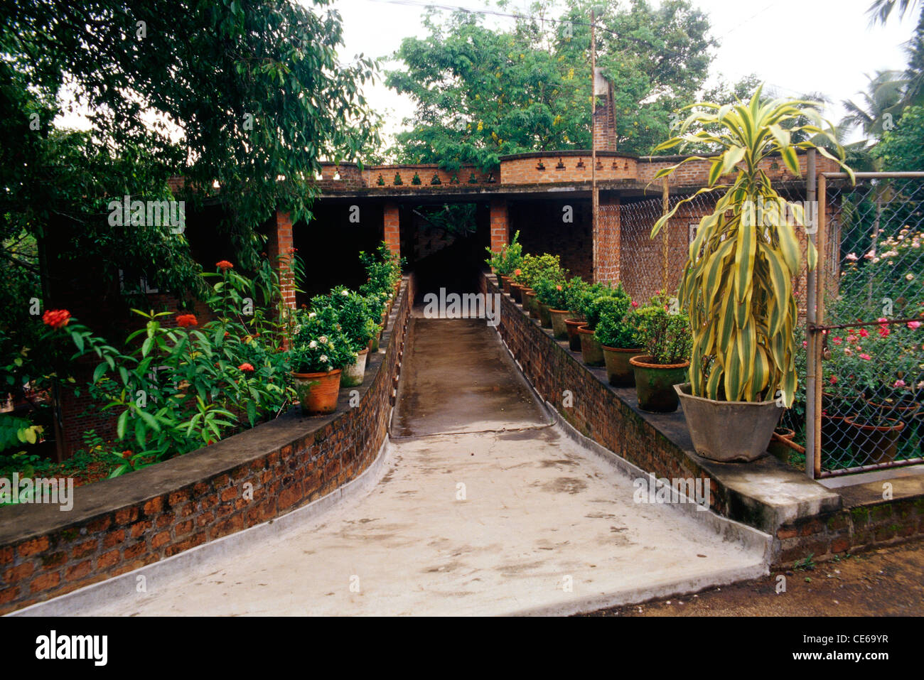 Centre d'études du développement ; Trivandrum ; Thiruvananthapuram ; Laurie Baker Architecture ; Kerala ; Inde ; Asie Banque D'Images