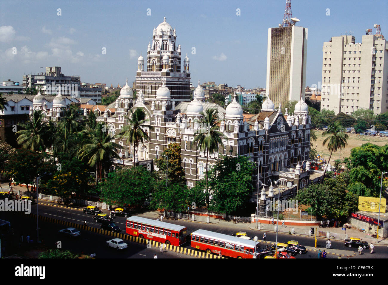 Chemin de fer de l'Ouest siège social ; Bombay Mumbai Maharashtra ; Inde ; Banque D'Images