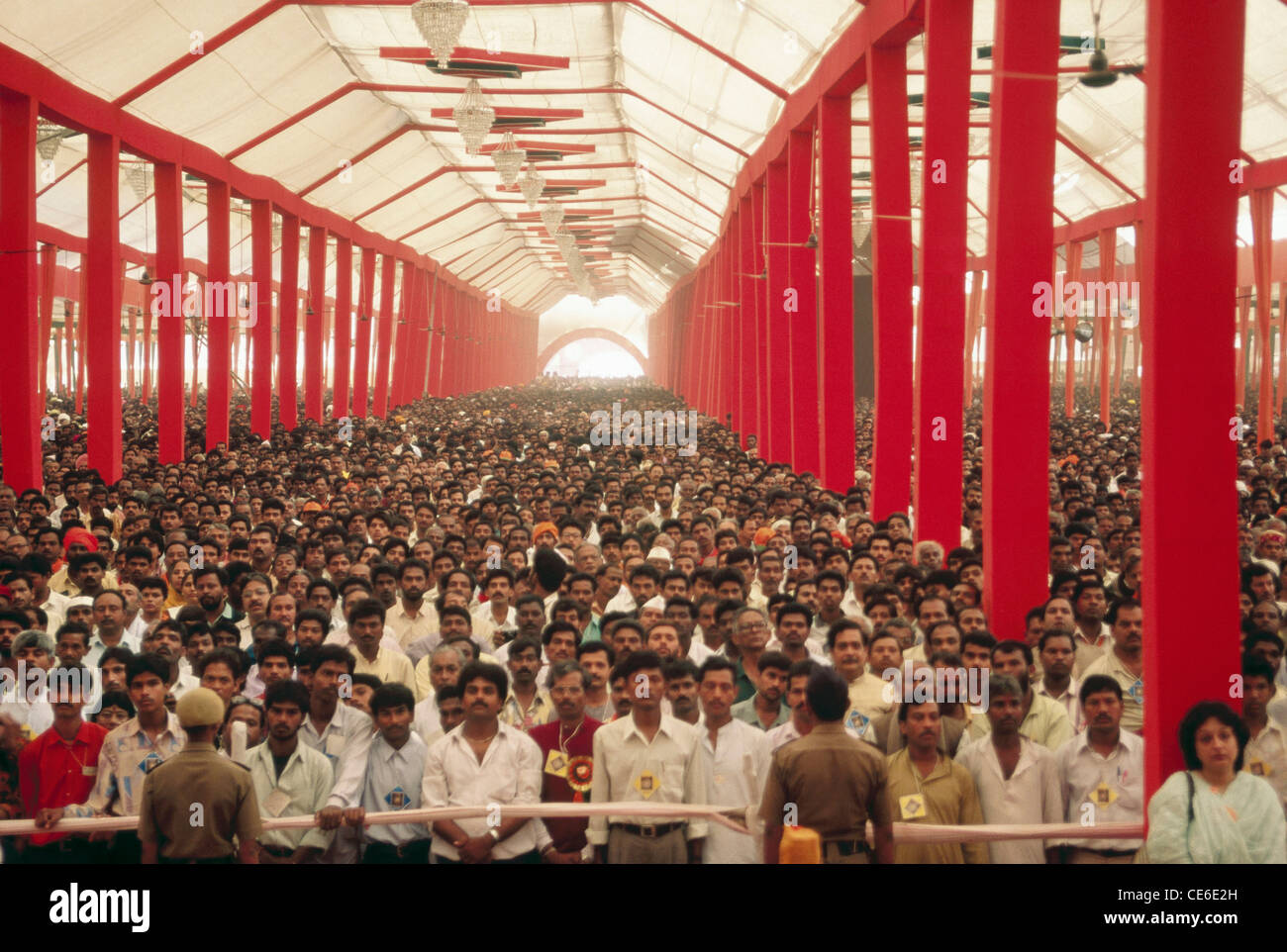 Parti politique BJP Bharatiya Janta Party réunion Sabha de l'Inde Banque D'Images