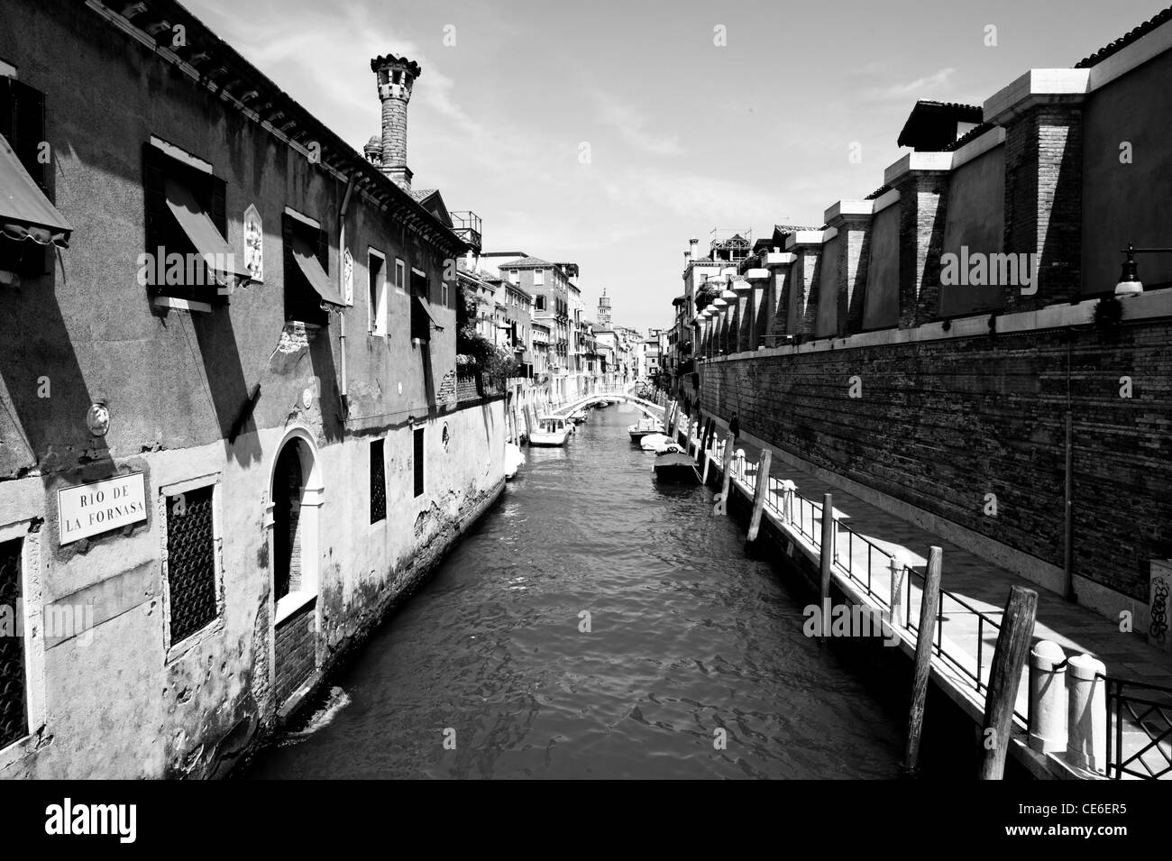 Vue sur le canal de Venise Banque D'Images