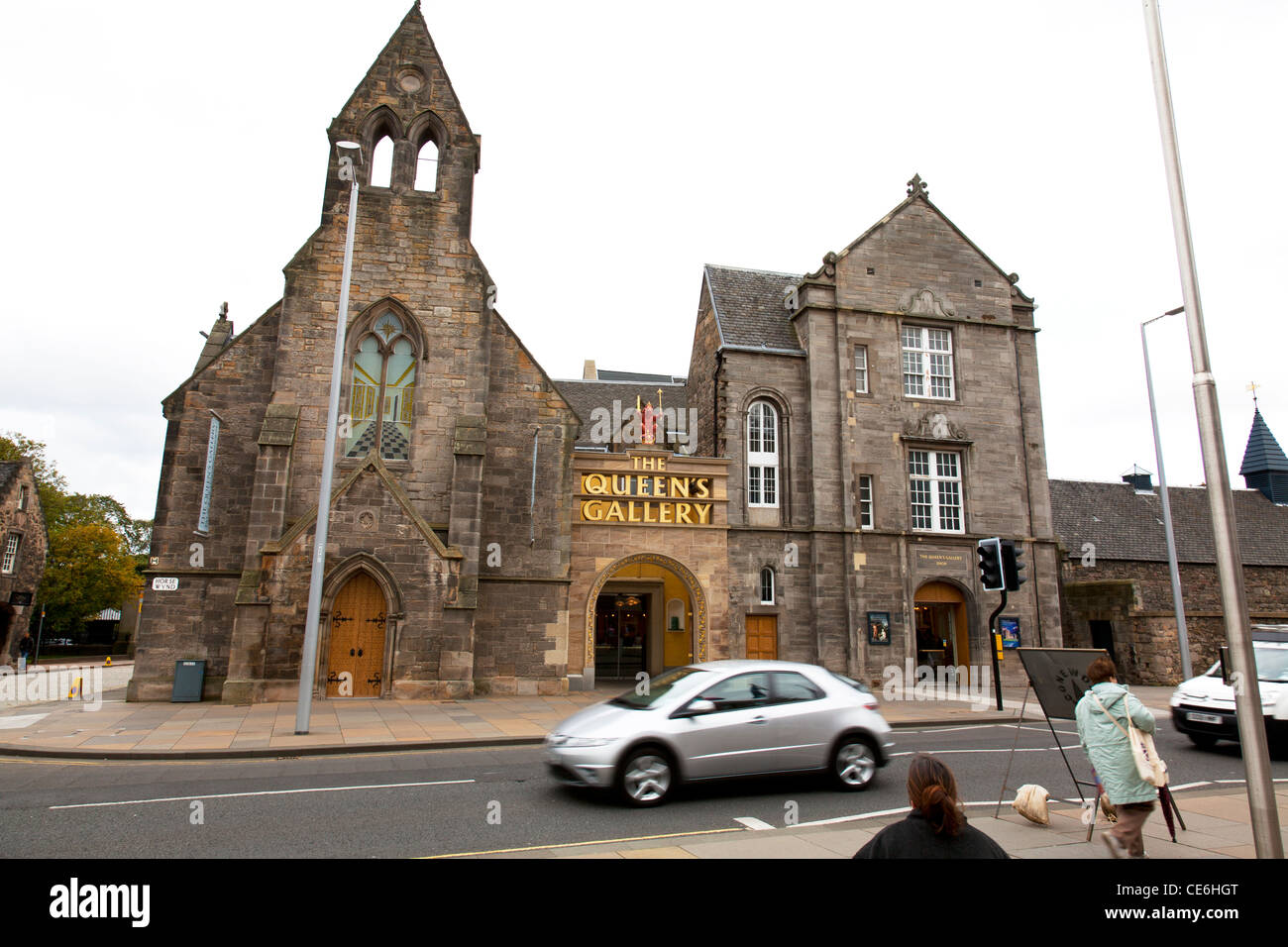 Edinburgh, Ecosse, Royaume-Uni, Europe Queens Gallery partie de palais de Holyroodhouse à Edimbourg Banque D'Images
