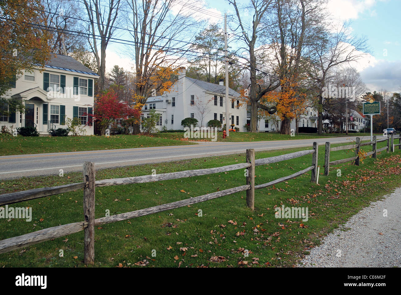 Dorset, Vermont, à l'automne Banque D'Images