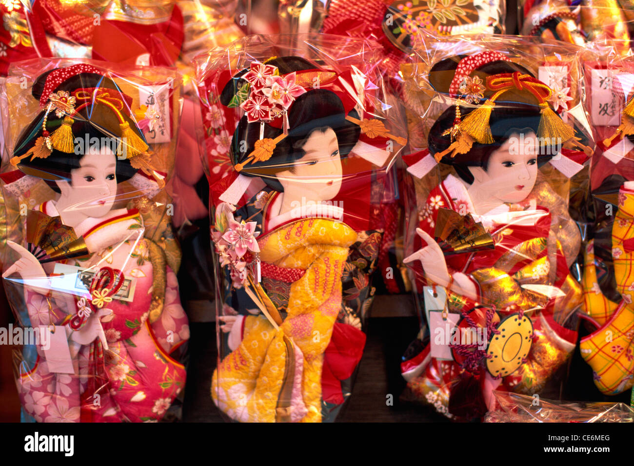 Le Japon, Honshu, Tokyo,juste Hagoita Battledore,Petit,Festival des chauves-souris Banque D'Images