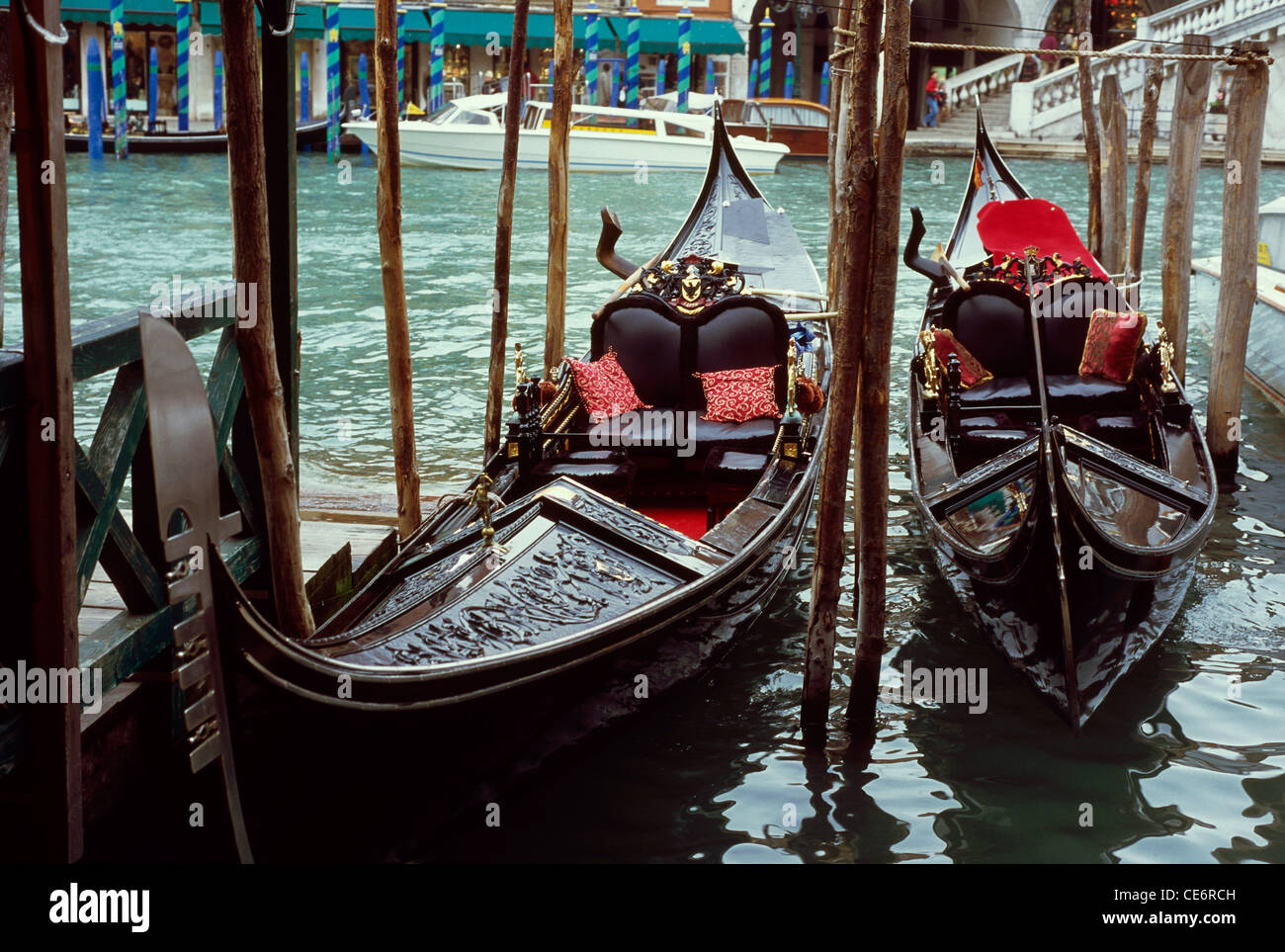 Gondole ; Venise ; Italie ; Europe Banque D'Images