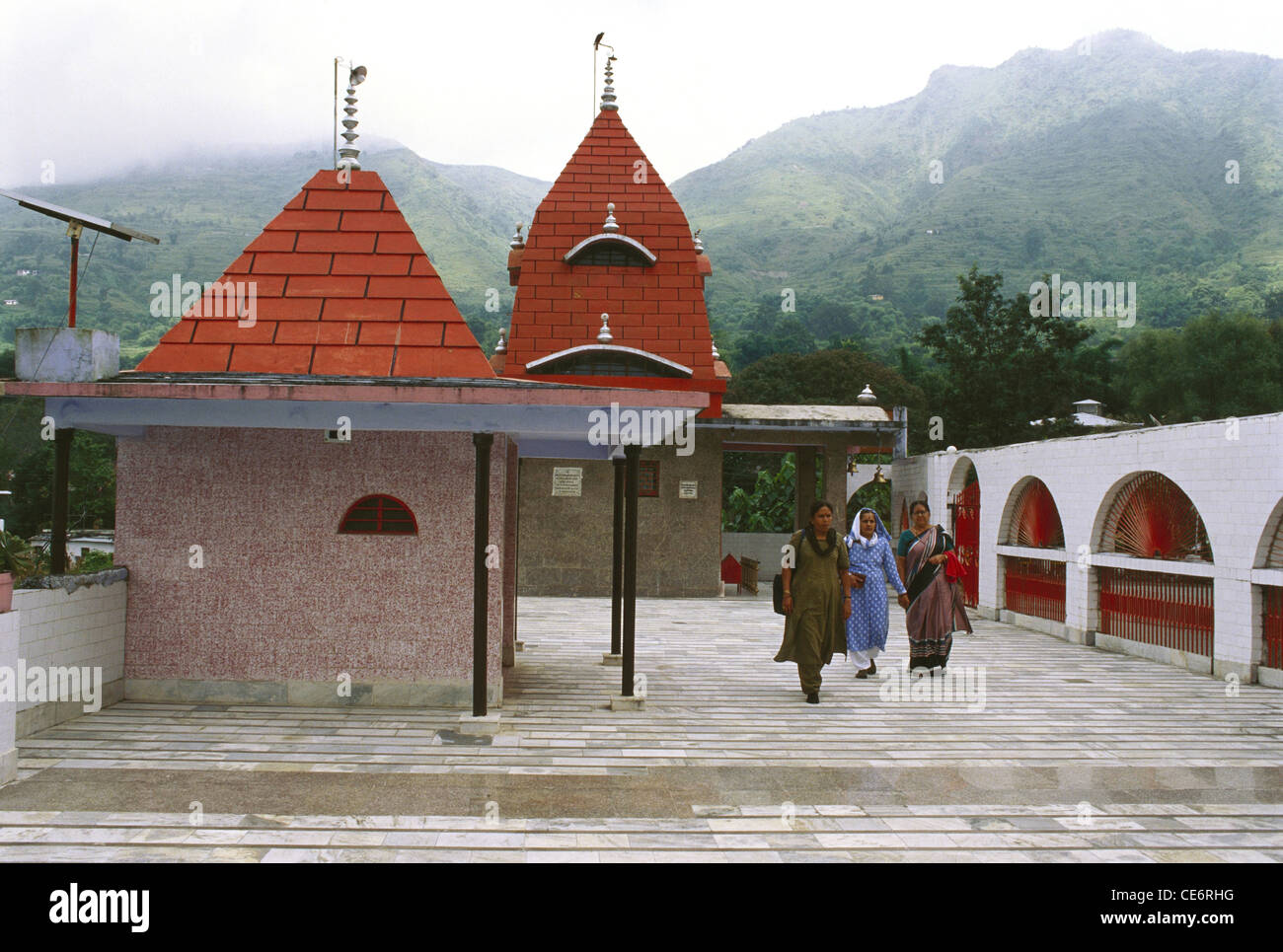 Hanuman Garhi temple près de Nainital ; région de Kumaon ; uttarakhand ; uttarakhand ; inde ; asie Banque D'Images