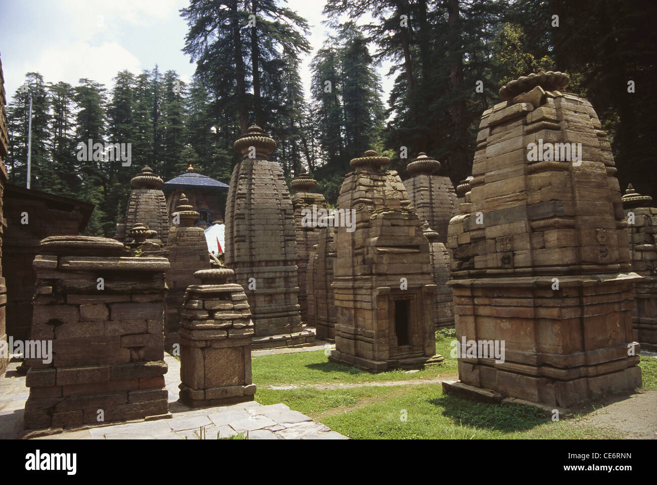 Jageshwar Dham ; Jageswar temples ; Jageshwar jyotirling temple complexe près d'almora ; uttaranchaal ; uttarakhand ; inde ; asie Banque D'Images