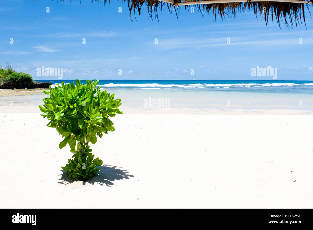Plage de Nusa Dua, Bali, Indonésie Banque D'Images