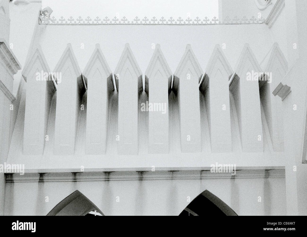 La photographie de voyage - Notre Dame de Lourdes à Singapour en Asie du Sud-Est Extrême-Orient. Architecture Bâtiment Banque D'Images