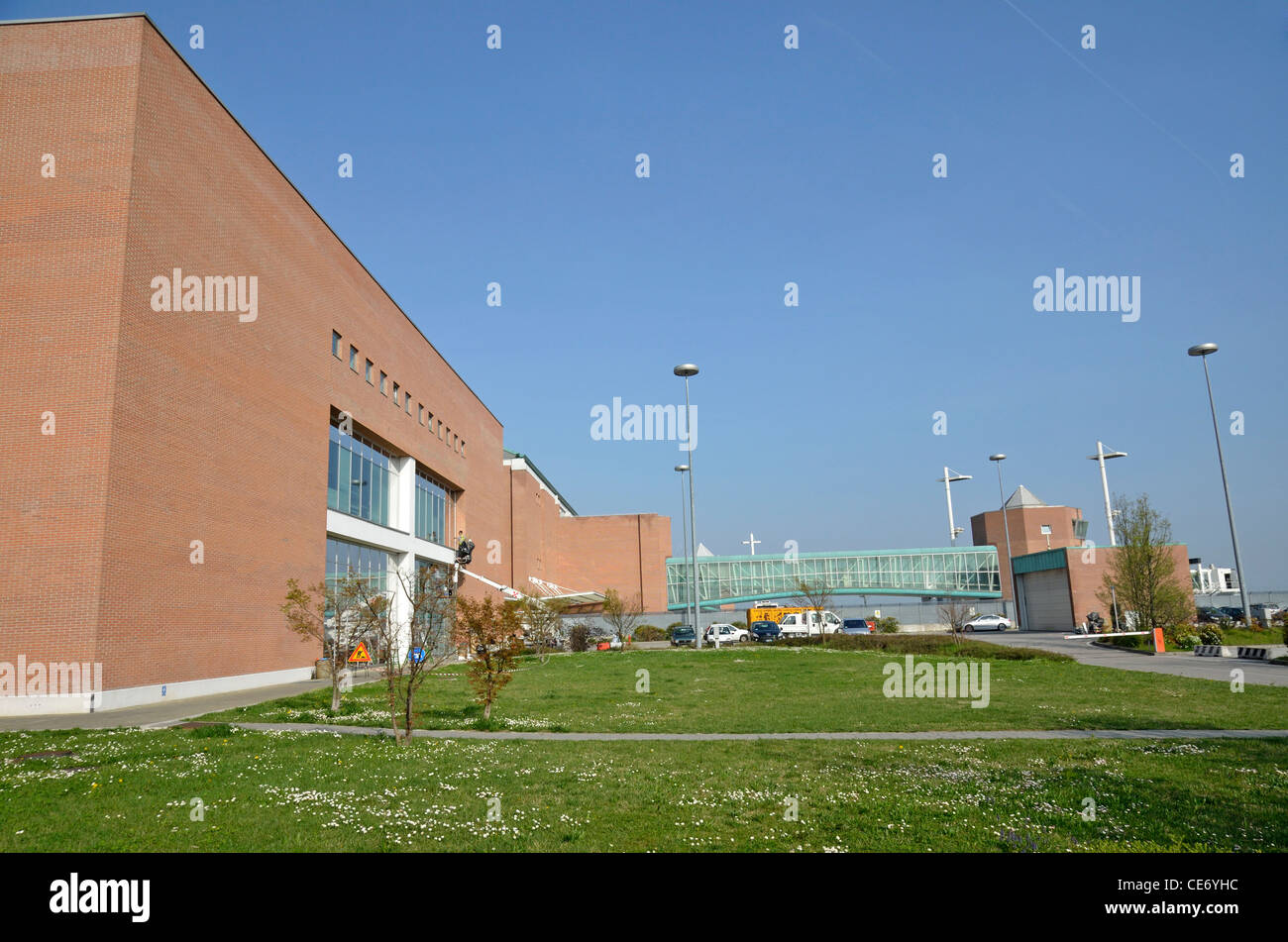 Bâtiments de l'aéroport de Venise, Italie Banque D'Images