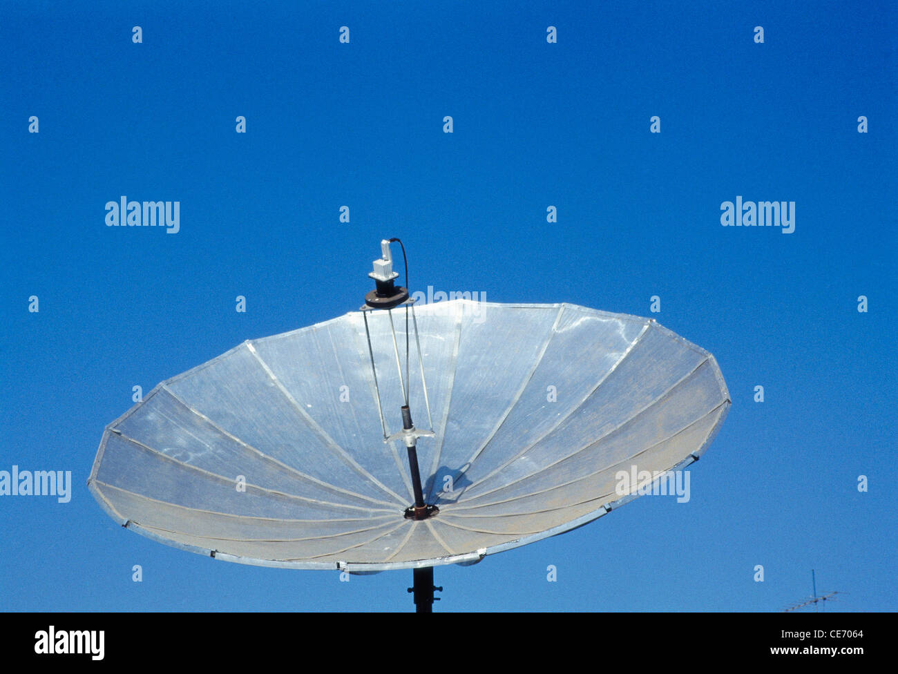Antenne parabolique satellite Dish Banque D'Images