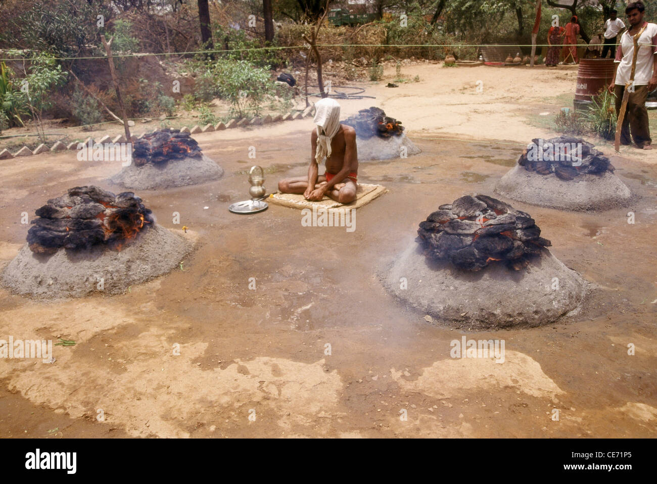 SNS 81695 : la pénitence par le feu ; ; ; l'Inde Rajasthan jaipur Banque D'Images