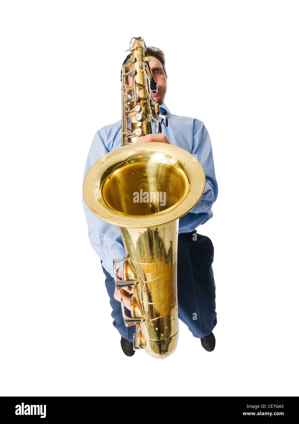 Débardeur Saxophoniste Jazz Musique | T-shirt Homme Femme Musicien | Design Léger, Coupe Classique