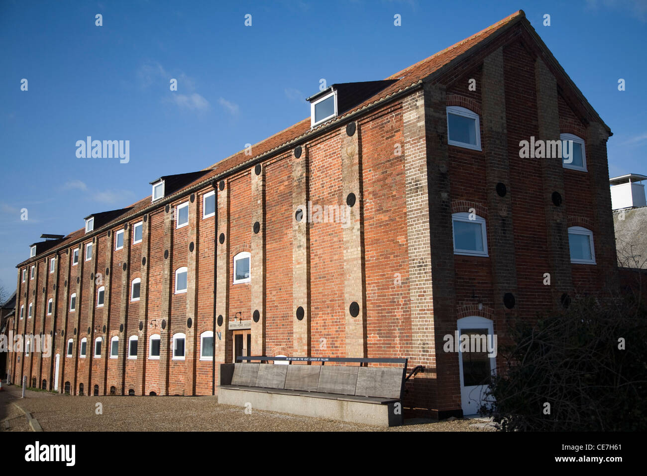 Bâtiment Britten-Pears Snape Maltings Suffolk Angleterre Banque D'Images