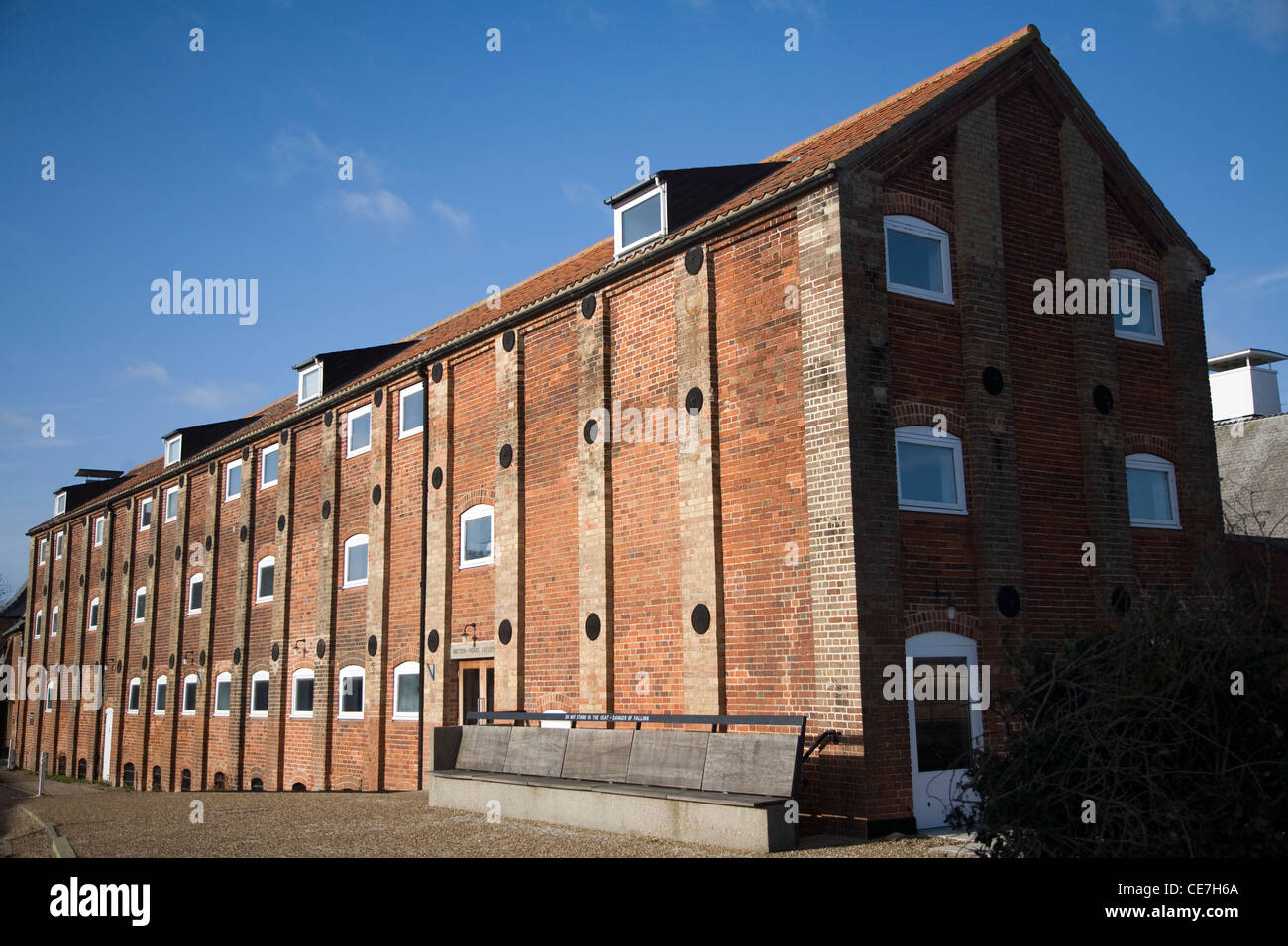 Bâtiment Britten-Pears Snape Maltings Suffolk Angleterre Banque D'Images