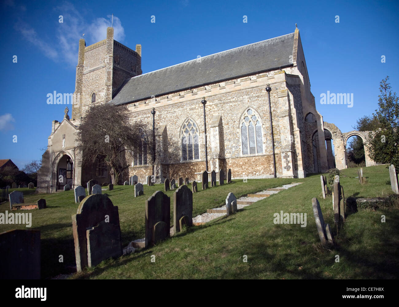 St Bartholomew church, Orford, Suffolk, Angleterre Banque D'Images