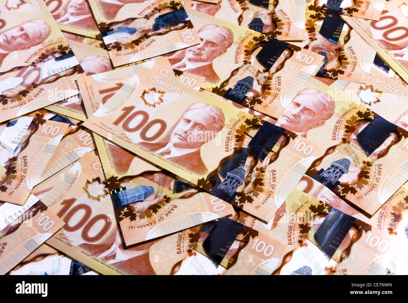 Dollar canadien, notion d'entreprise et finances Banque D'Images