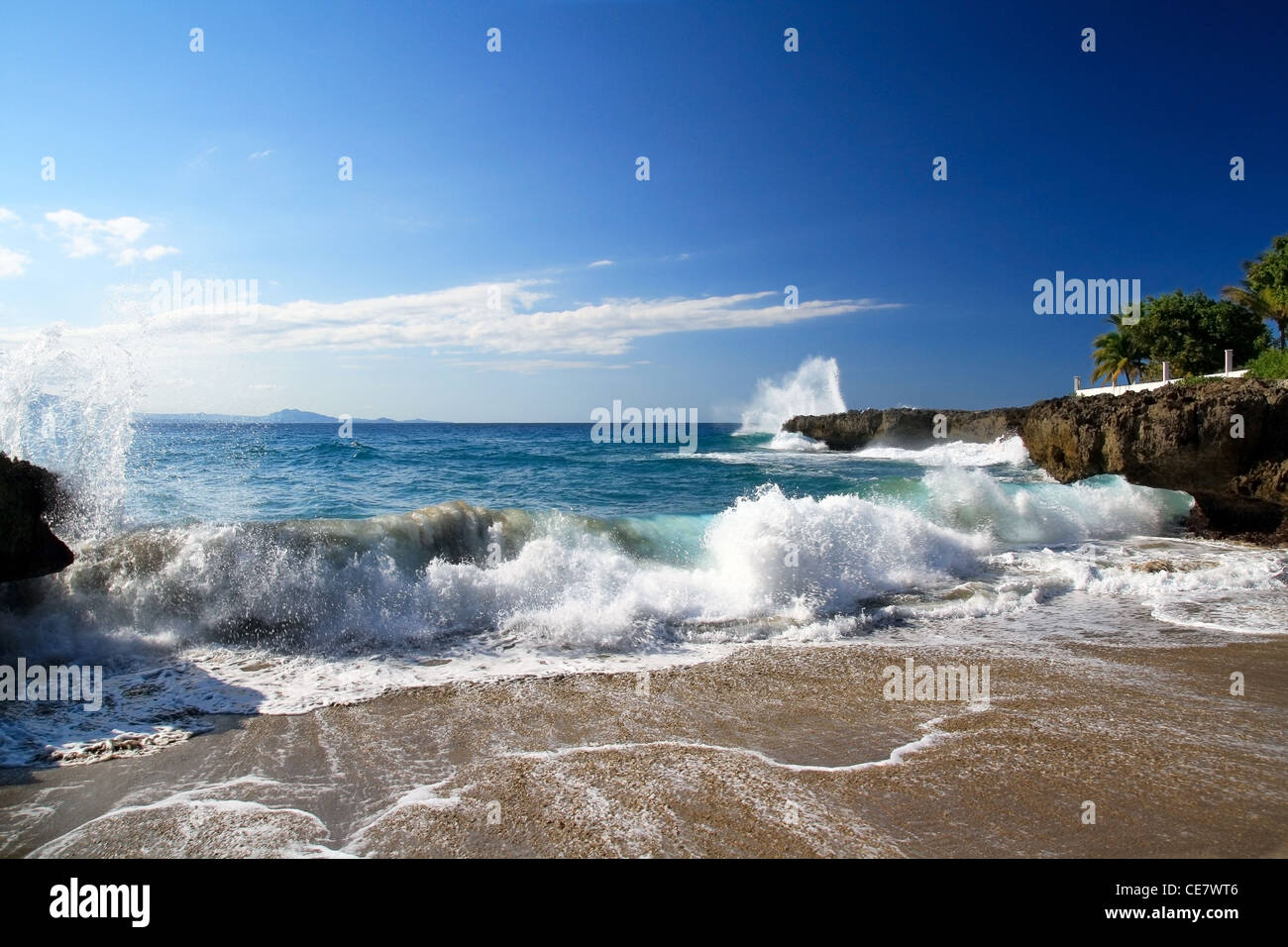 Vagues de l’Atlantique Banque D'Images