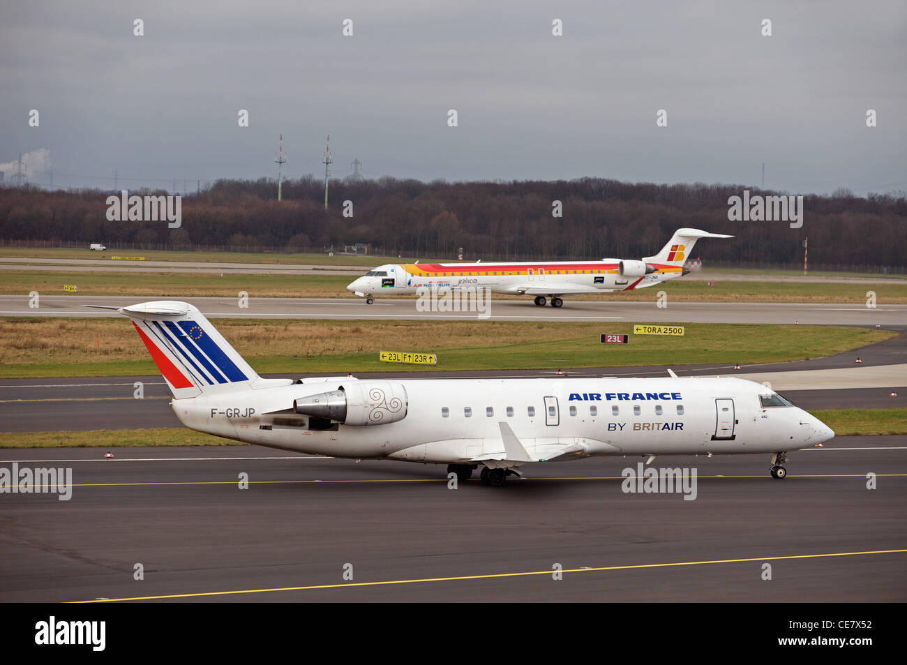 Canadair avion de passagers Banque D'Images