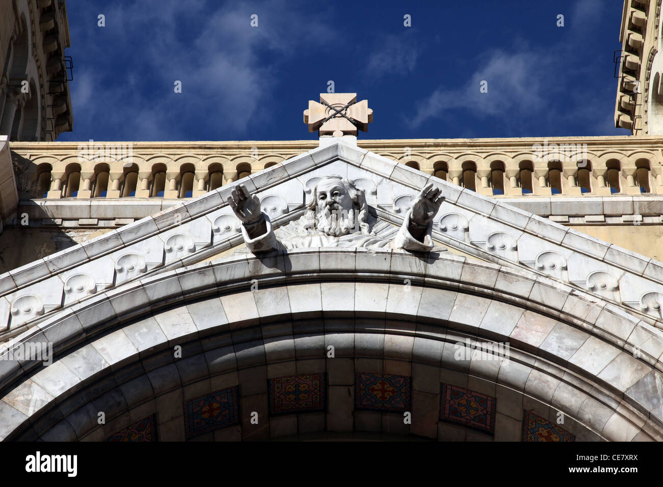 La Cathédrale de St Vincent de Paul est une cathédrale catholique romaine à Tunis Banque D'Images
