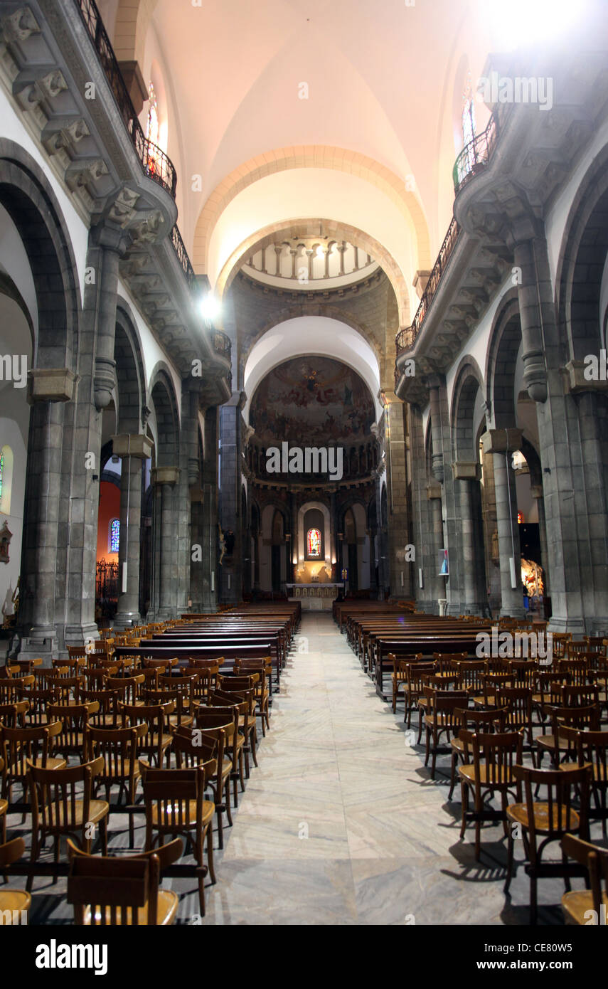 Cathédrale de St Vincent de Paul à Tunis Banque D'Images