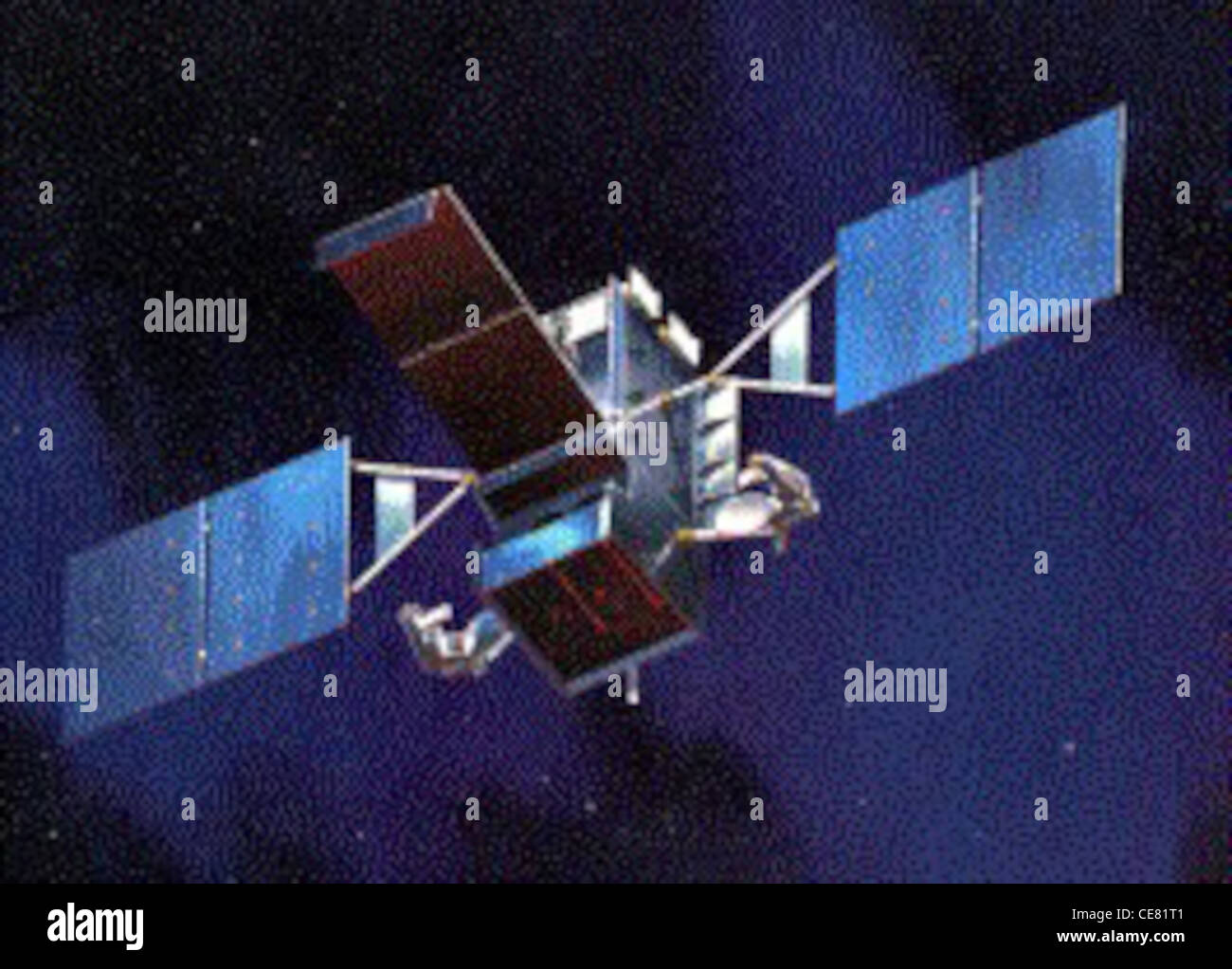 Un Space-Based Infrared System GEO-1 Satellite. Banque D'Images