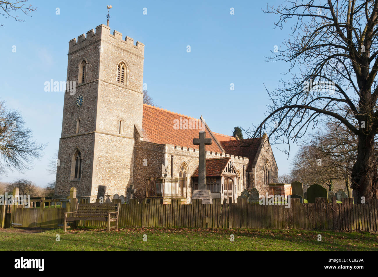 L'église St Mary vierge, l'Appariement, Essex, Angleterre Banque D'Images