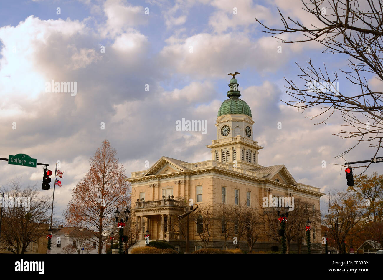 Hôtel de ville d'Athènes, Géorgie, USA Banque D'Images