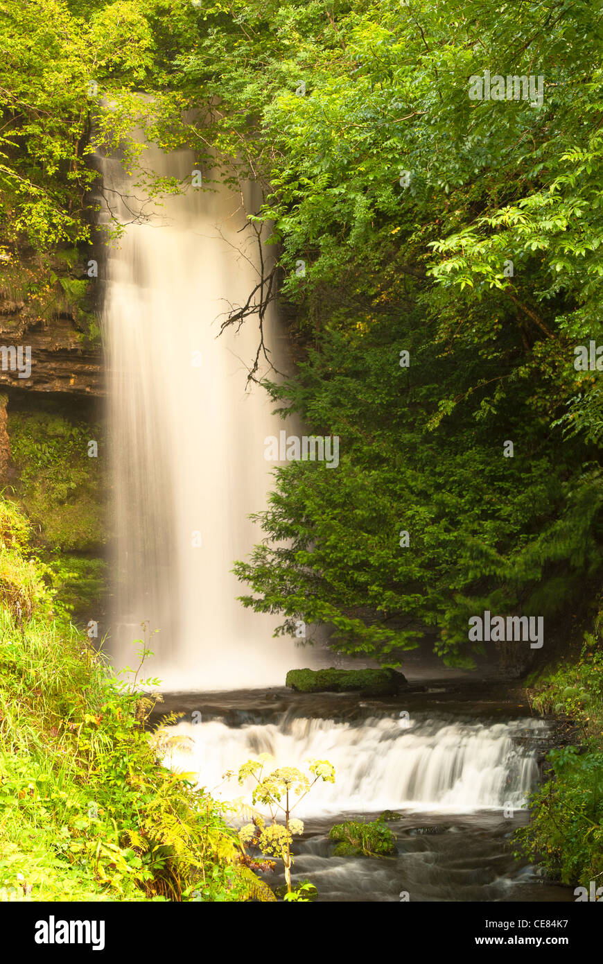 Glencar Waterfall Banque D'Images