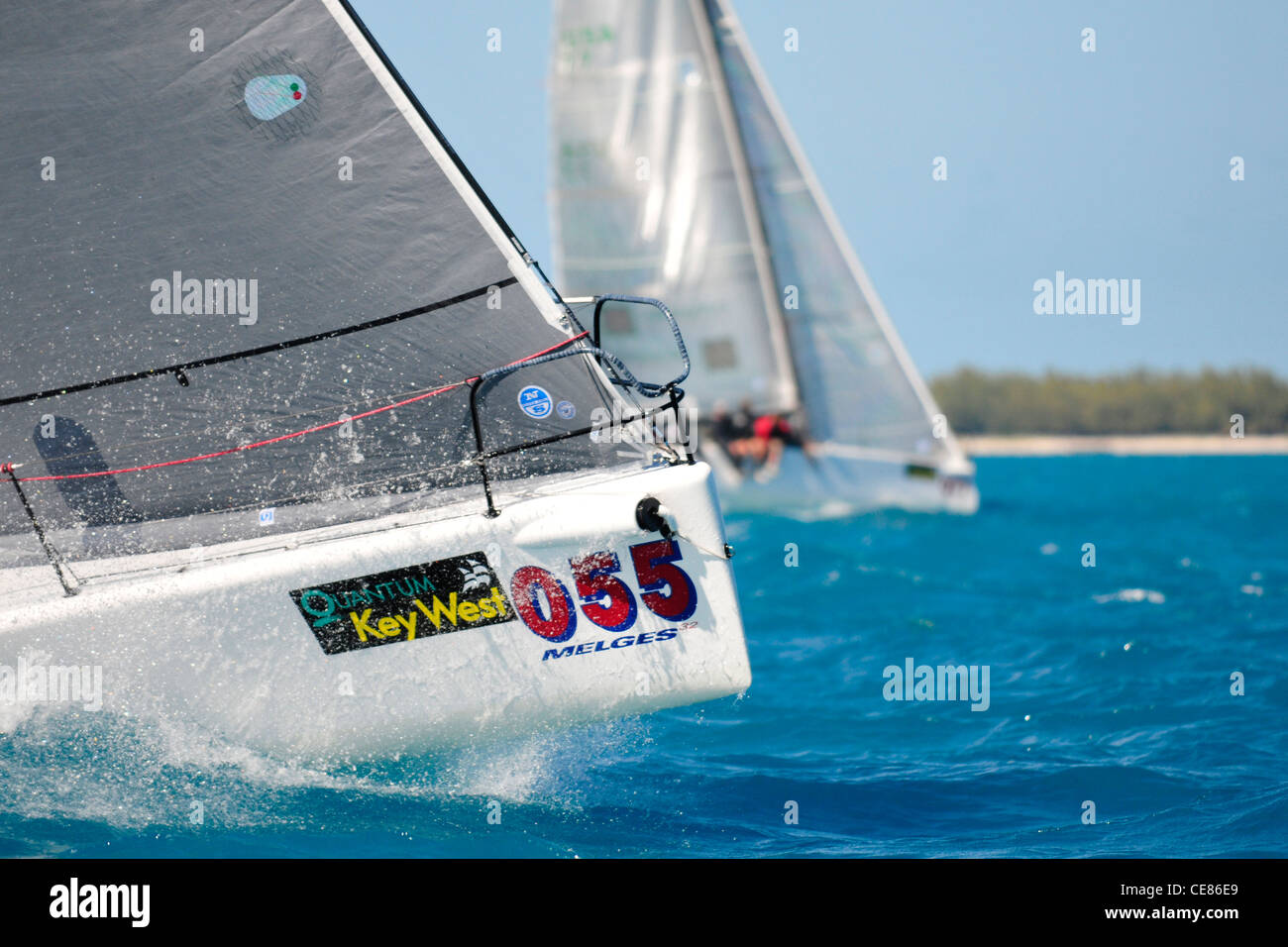 Quantum Key West Race Week 2012 Régate de voile voilier voilier racing yachts yachting Banque D'Images
