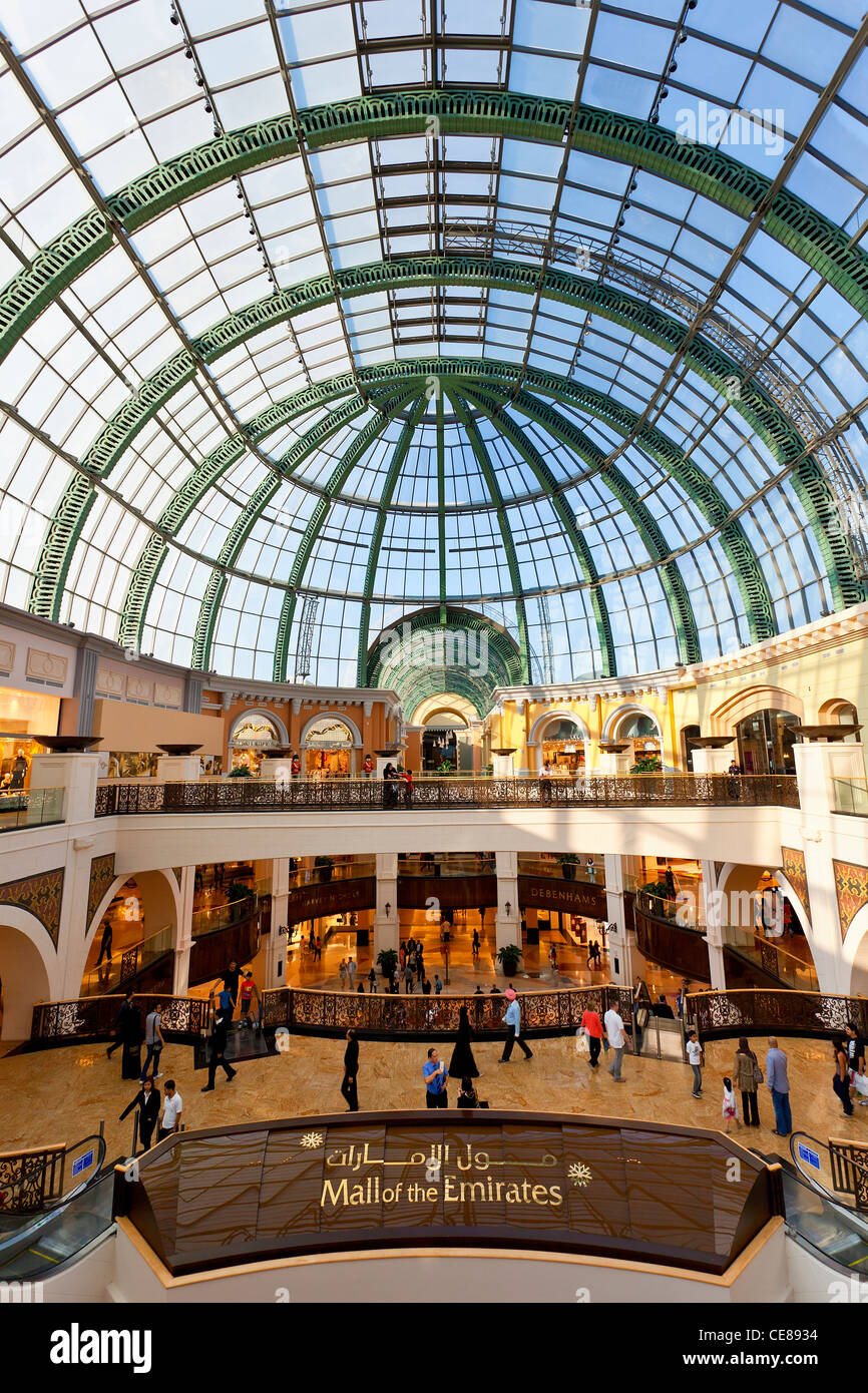 L'Asie, Arabie, Dubai, Dubaï l'émirat, le Mall of Emirates Banque D'Images