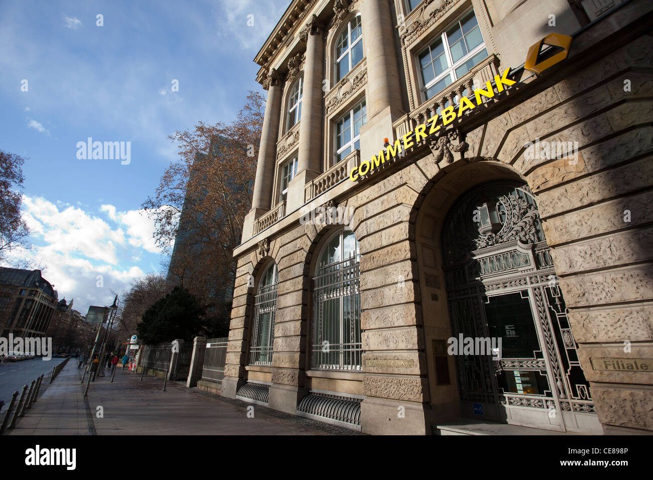 La Commerzbank Francfort Allemagne. Photo:Jeff Gilbert Banque D'Images