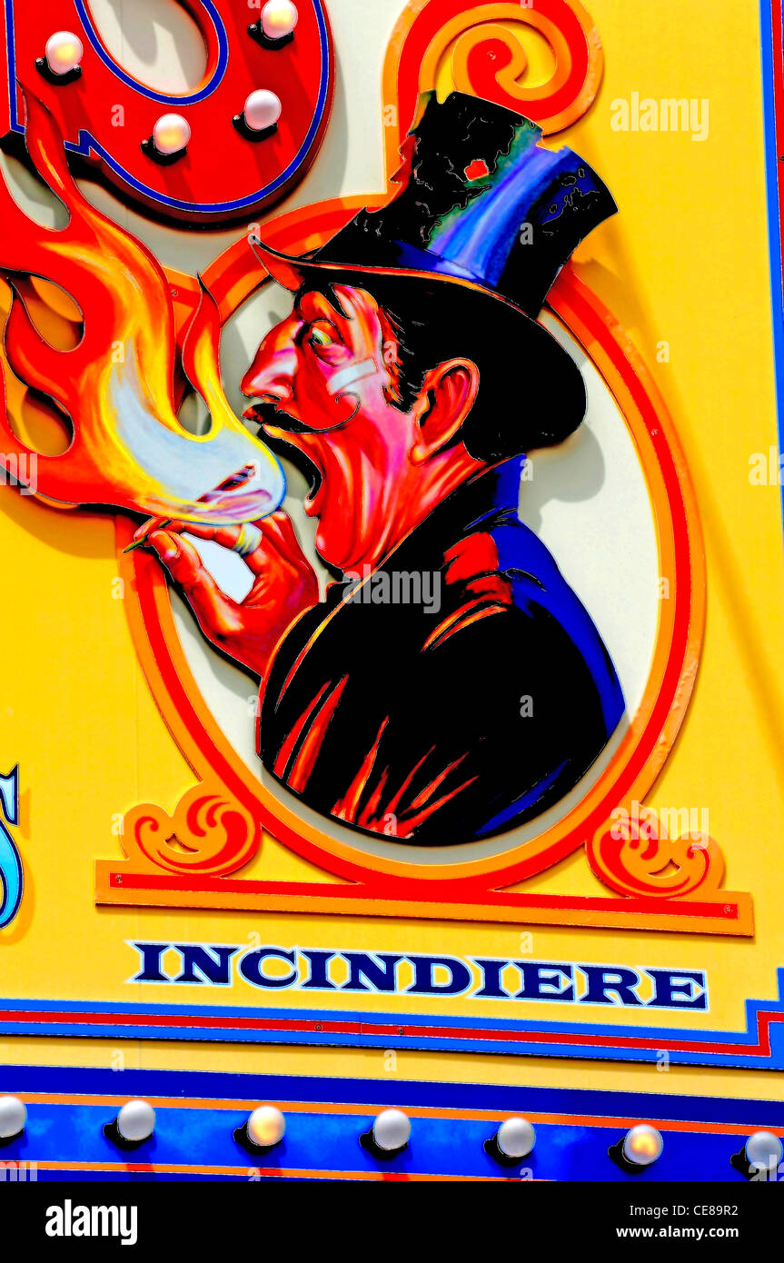 Affiche de cirque Banque D'Images