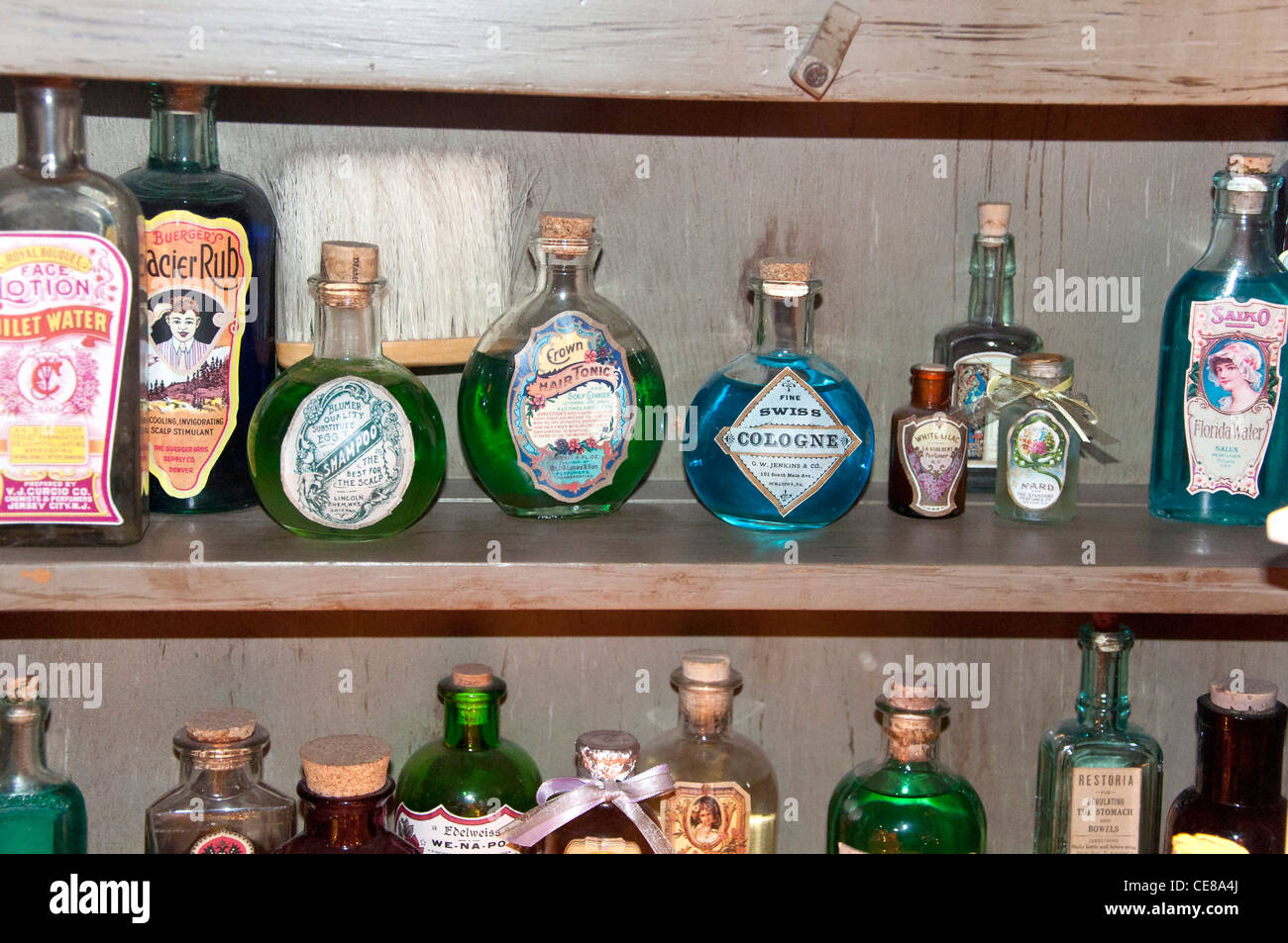 Flacons à parfum Vintage Banque D'Images