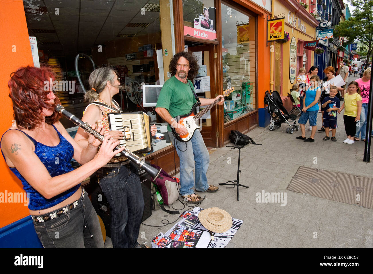 Kenmare, comté de Kerry, Irlande, scène de rue Banque D'Images