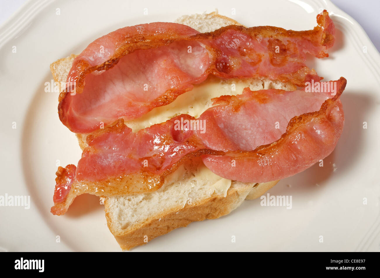 Sandwich au bacon Banque D'Images