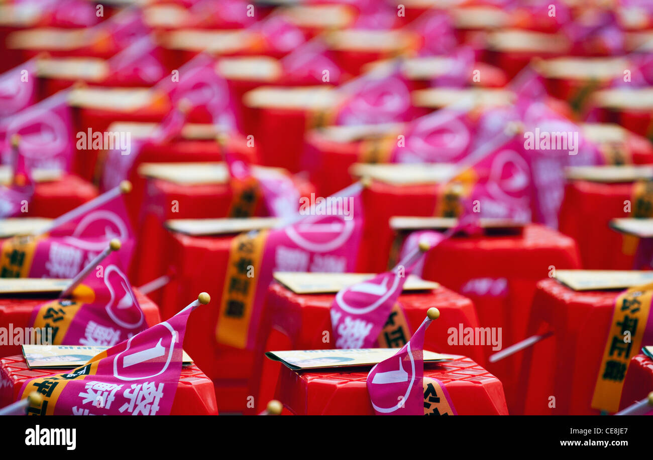 Préparation des élections Banque D'Images