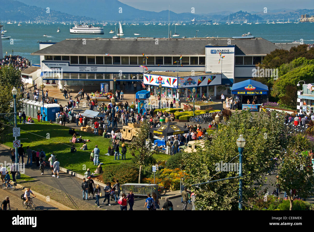 La Semaine de la flotte au Pier 39, à San Francisco, Californie Banque D'Images