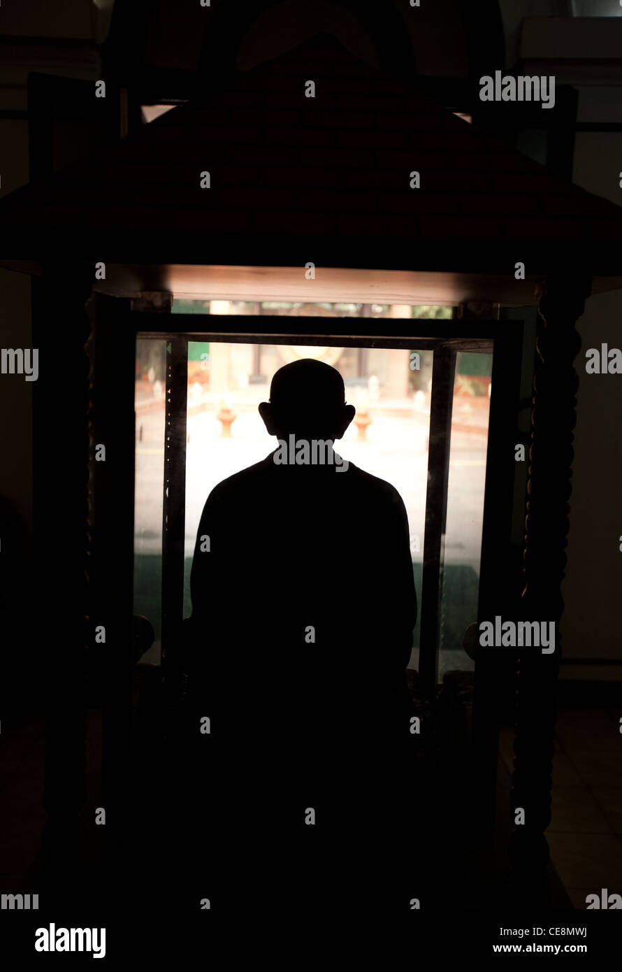 Gandhi Smriti, la maison du Mahatma Gandhi pour le dernier 144 jours de sa vie, avant qu'il a été abattu le 30 janvier 1948, Delhi, Inde. Banque D'Images